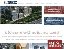 Tablet Screenshot of businessistanbul.com